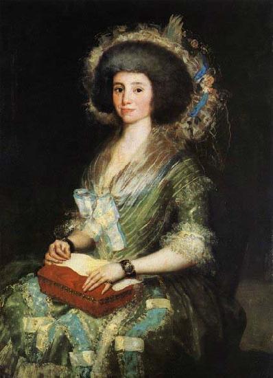 Francisco de goya y Lucientes Portrait of the Wife of Juan Agust